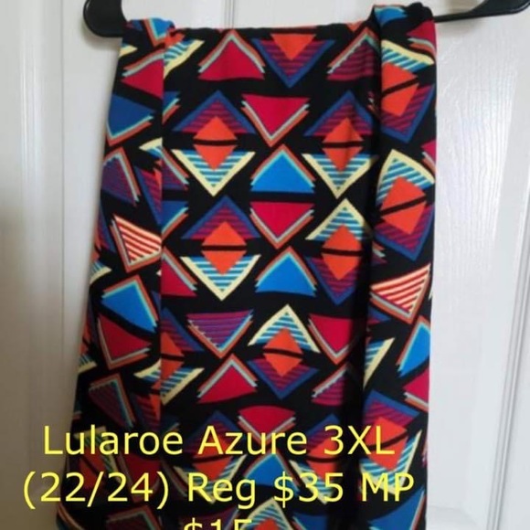 Lularoe Azure Skirt - Picture 1 of 2